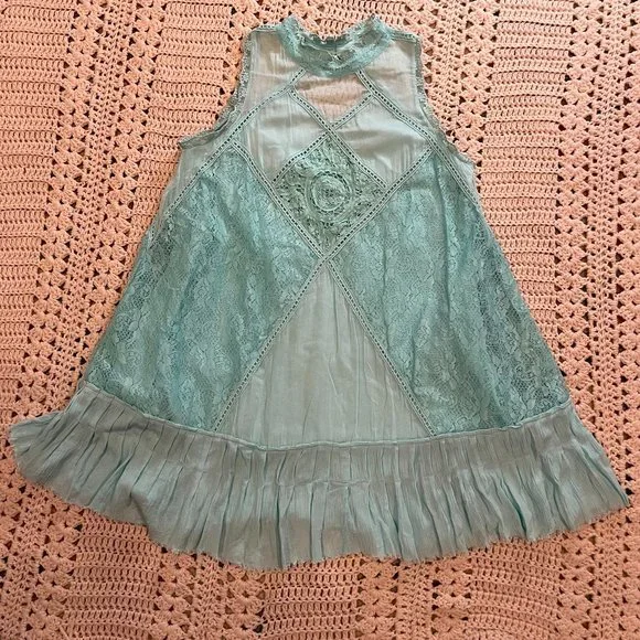 Free People FP One | Dresses | Free People Fp One Angel Lace Aqua Blue Boho Sleeveless Open Back Dress Sz Med | Poshmark Free People FP One | Dresses | Free People Fp One Angel Lace Aqua Blue Boho Sleeveless Open Back Dress Sz Med | Poshmark